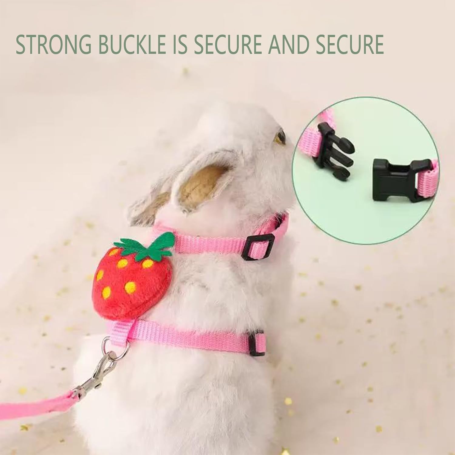 Adjustable Harness and Leash Set for Small Pets 4 Sets - Image 5