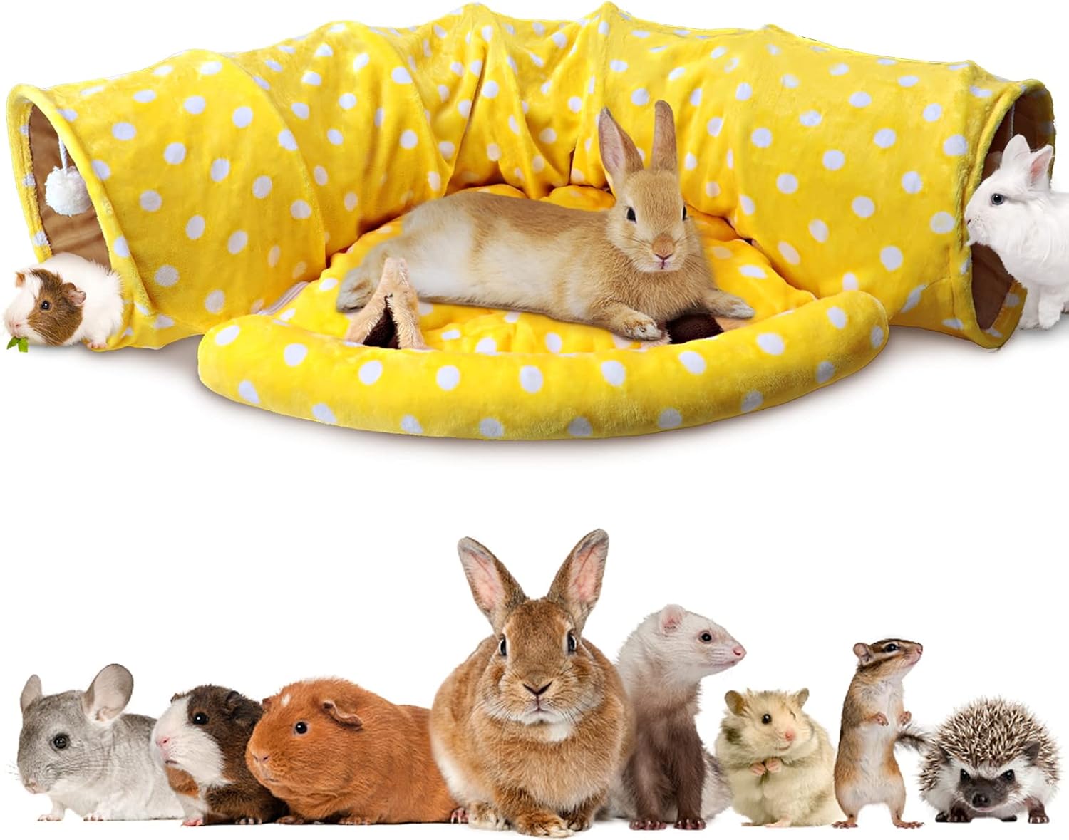 Pet Tunnel Bed Collapsible Design For Cats Kittens - Image 14