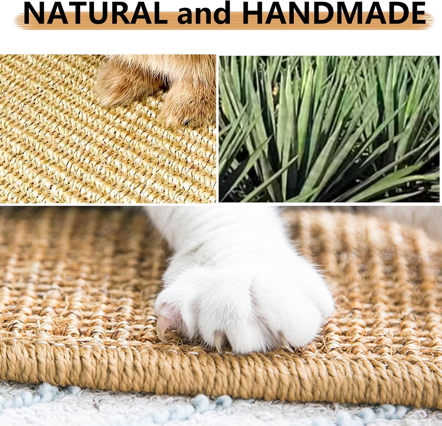Rabbit Scratch Mat Natural Material 2 Pieces - Image 4