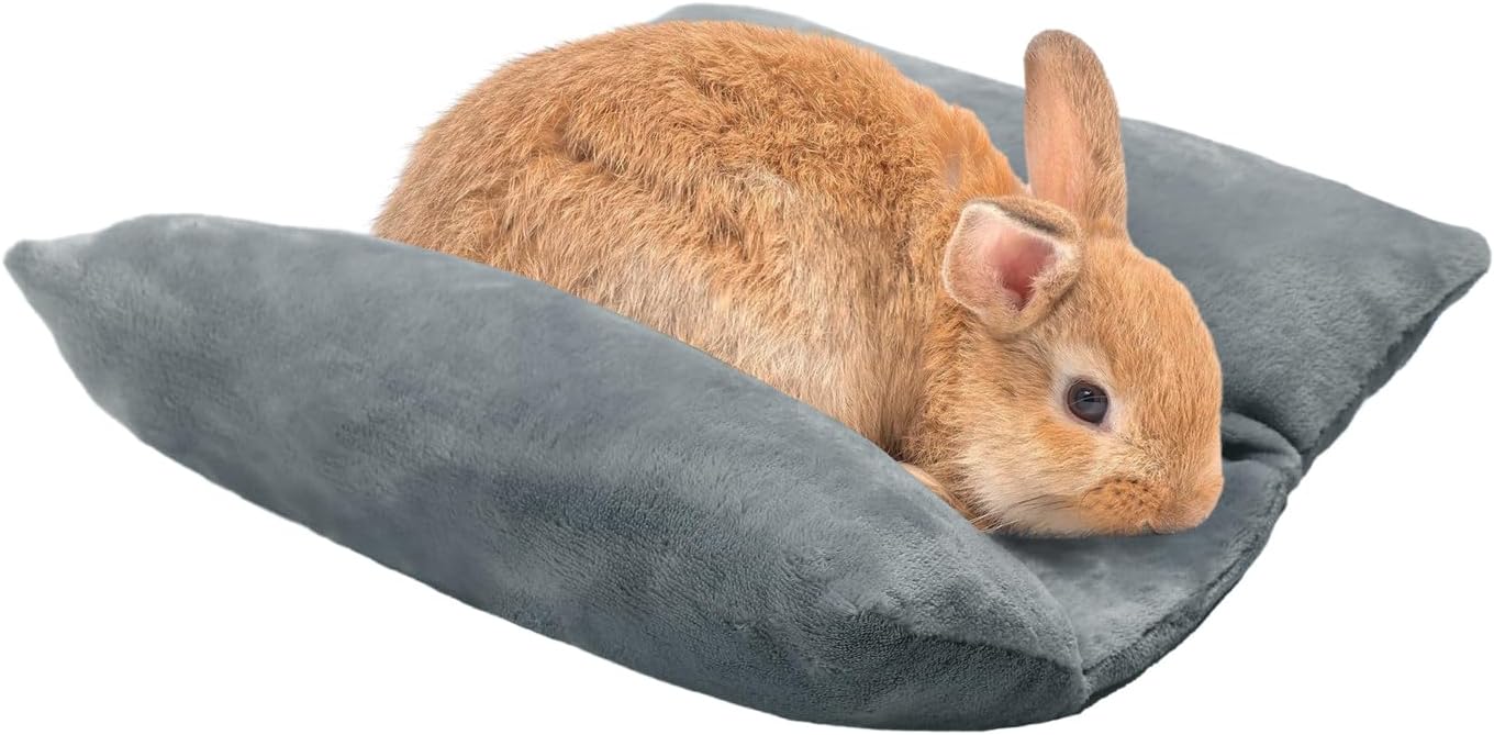 Small Animal Plush Bed Mat Gray - Image 8